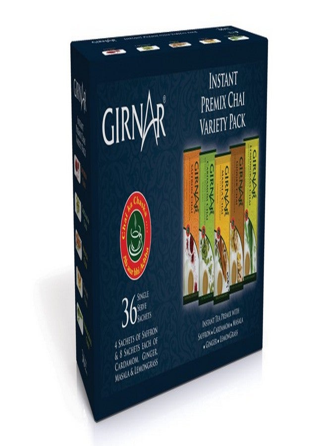 Girnar Instant Premix Chai - Variety Pack (36 Sachets) - Image 2